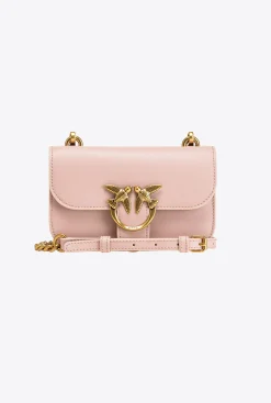 Sacs À Bandoulière|PINKO Baby Love Bag Bell Simply Rose/Rose Poudre-Or Antique