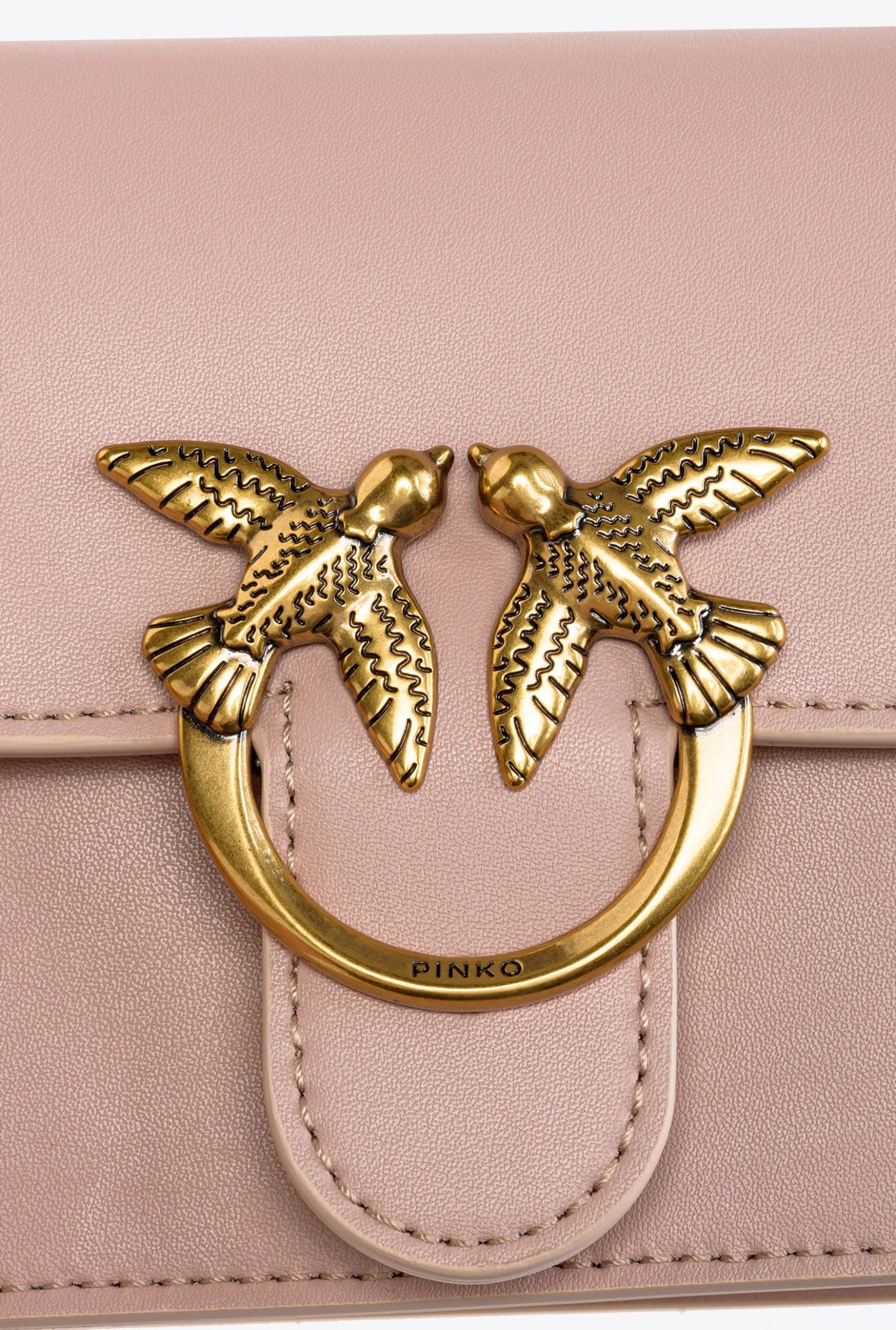 Sacs À Bandoulière|PINKO Baby Love Bag Bell Simply Rose/Rose Poudre-Or Antique