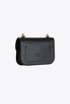 Sacs À Bandoulière|PINKO Baby Love Bag Bell Simply Noir-Vieil Or