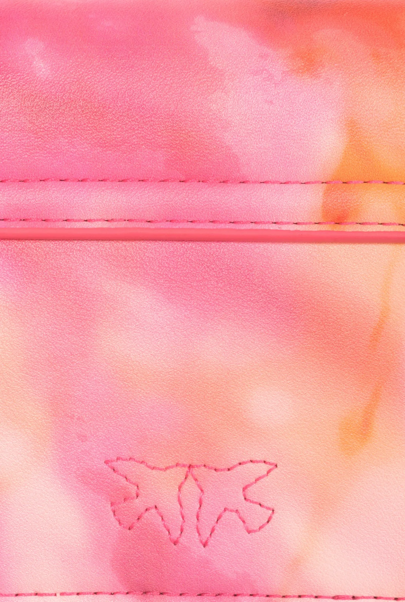 Sacs À Main|PINKO Baby Love Bag Click Exagon Tie-Dye Orange Vif-Or Antique