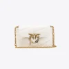 Sacs De Soirée|PINKO Baby Love Bag Puff Jewel Blanc+Blanc-Or Antique