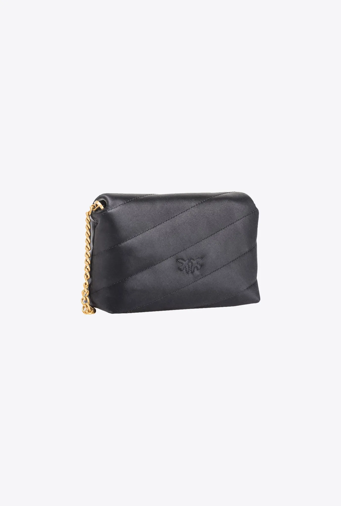 Sacs De Soirée|PINKO Baby Love Bag Puff Maxi Quilt Duchesse Noir-Vieil Or