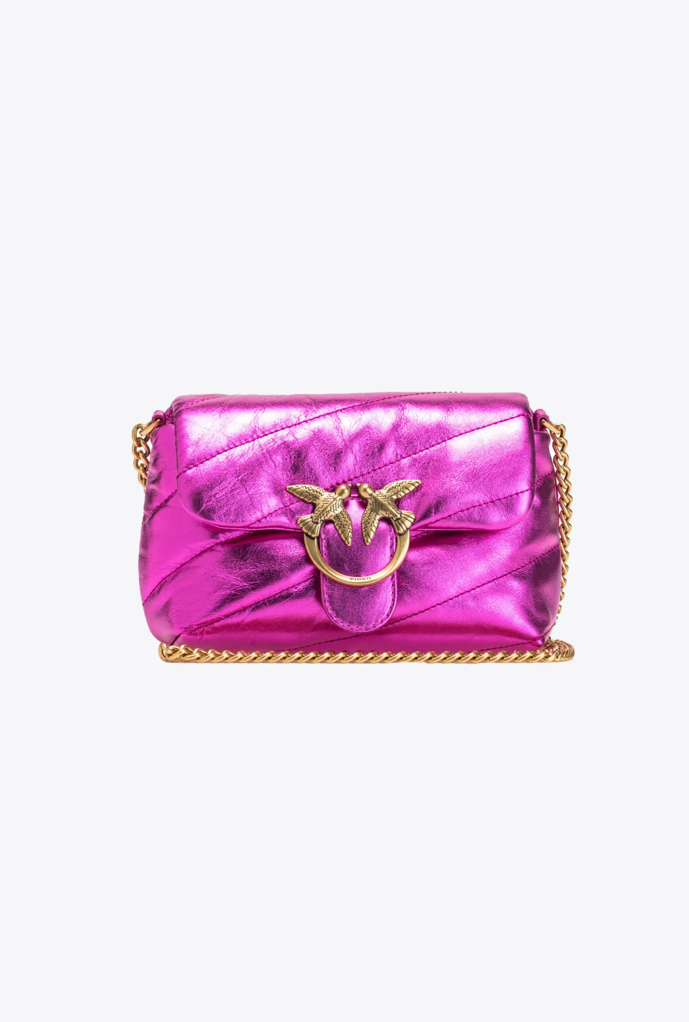Sacs De Soirée|PINKO Baby Love Bag Puff Maxi Quilt Jewel Rose Pinko-Or Antique