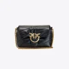 Sacs À Bandoulière|PINKO Baby Love Bag Puff Maxi Quilt Noir-Vieil Or