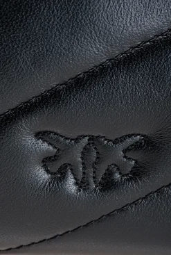 Sacs À Bandoulière|PINKO Baby Love Bag Puff Maxi Quilt Noir-Vieil Or