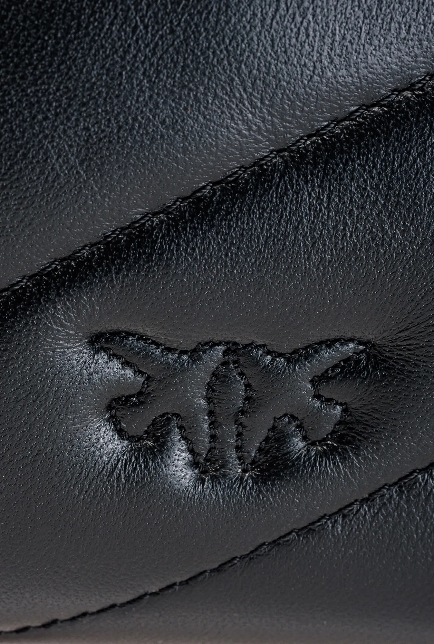 Sacs À Bandoulière|PINKO Baby Love Bag Puff Maxi Quilt Noir-Vieil Or