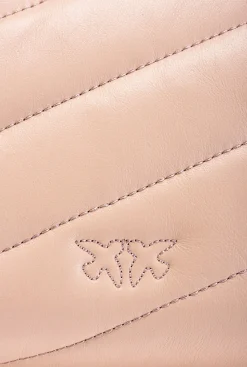 Sacs À Bandoulière|PINKO Baby Love Bag Puff Maxi Quilt Rose/Rose Poudre-Or Antique