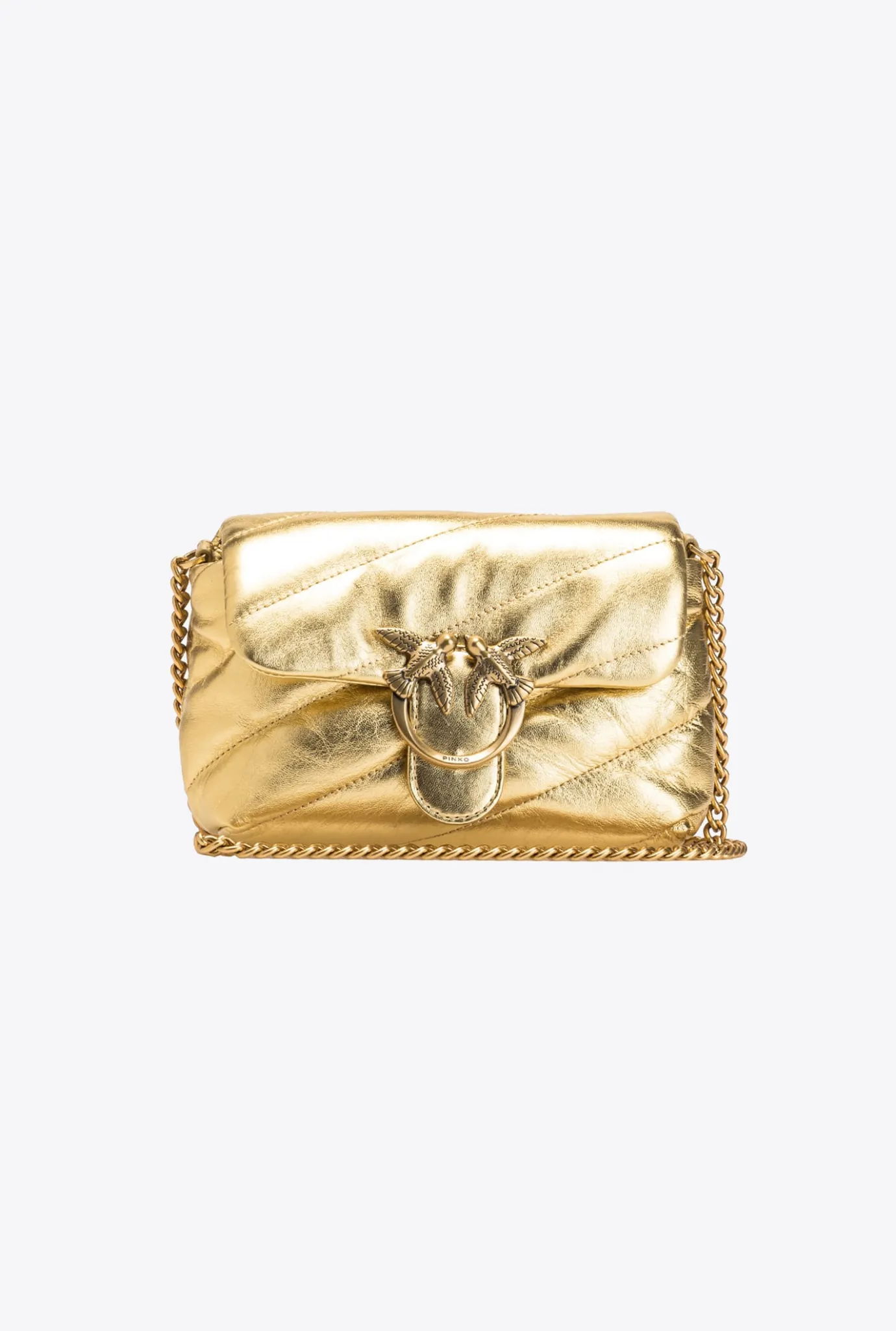 Sacs De Soirée|PINKO Baby Love Bag Puff Maxi Quilt Jewel Or-Or Antique