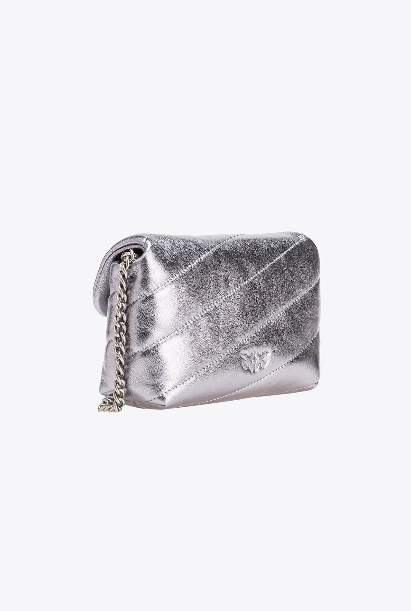 Sacs De Soirée|PINKO Baby Love Bag Puff Maxi Quilt Jewel Argent-Vieil Argent