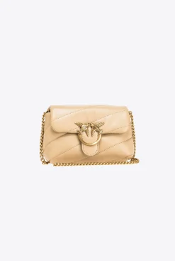 Sacs À Bandoulière|PINKO Baby Love Bag Puff Maxi Quilt Sable-Or Antique