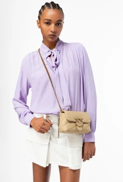Sacs À Bandoulière|PINKO Baby Love Bag Puff Maxi Quilt Sable-Or Antique