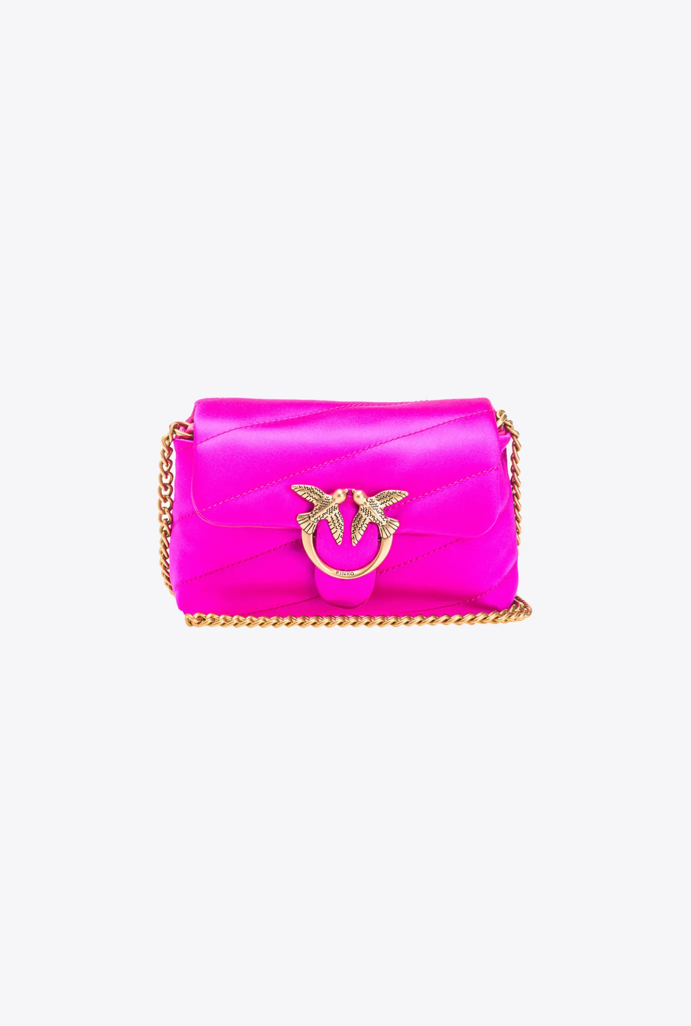 Sacs De Soirée|PINKO Baby Love Bag Puff Maxi Quilt Duchesse Rose Pinko-Or Antique