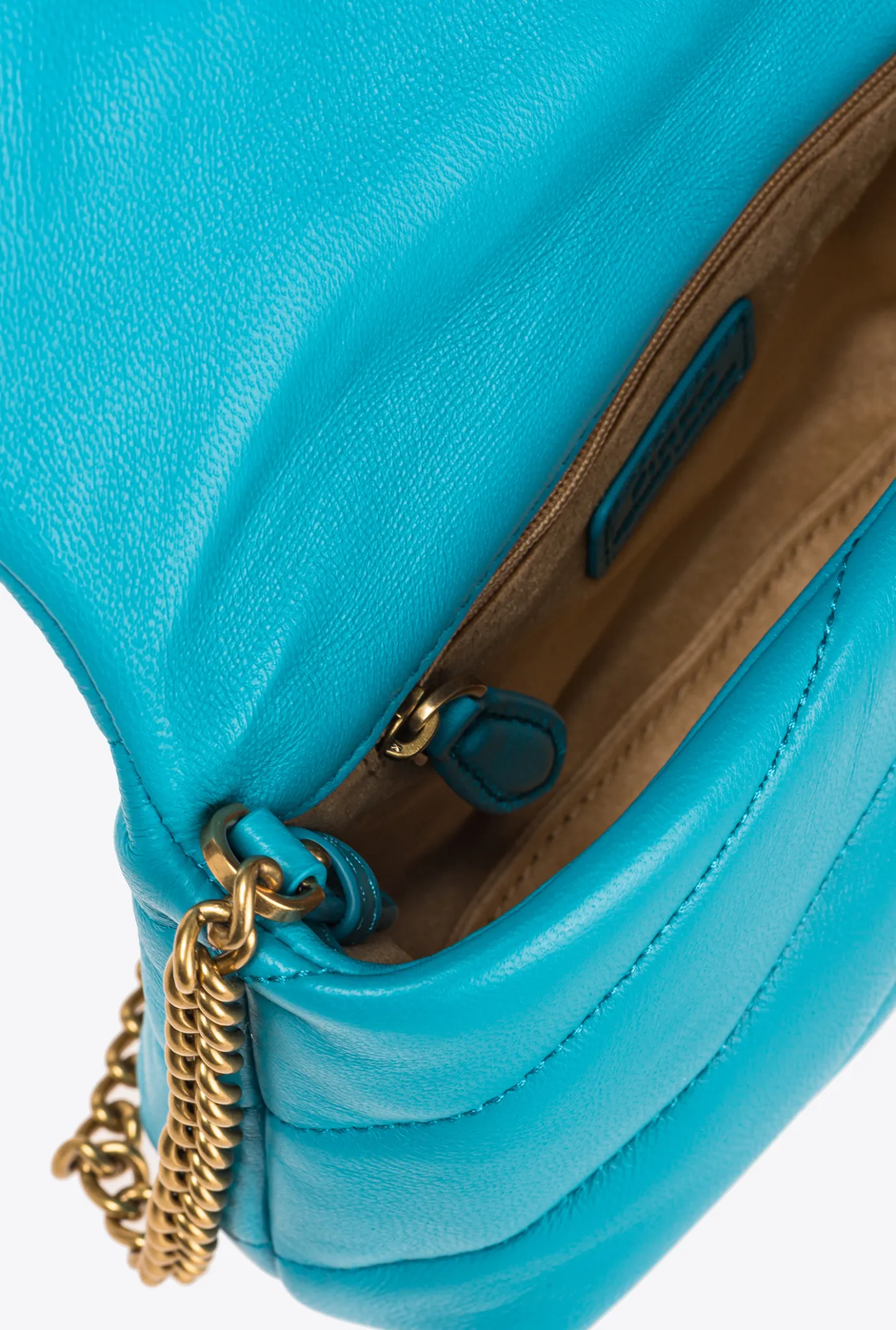 Sacs À Bandoulière|PINKO Baby Love Bag Puff Maxi Quilt Iris-Or Antique