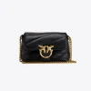 Sacs À Bandoulière|PINKO Baby Love Bag Puff Maxi Quilt Noir-Vieil Or