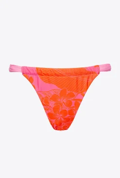 Maillots De Bain|PINKO Bas De Bikini A Fleurs Multicolore Rose/Orange