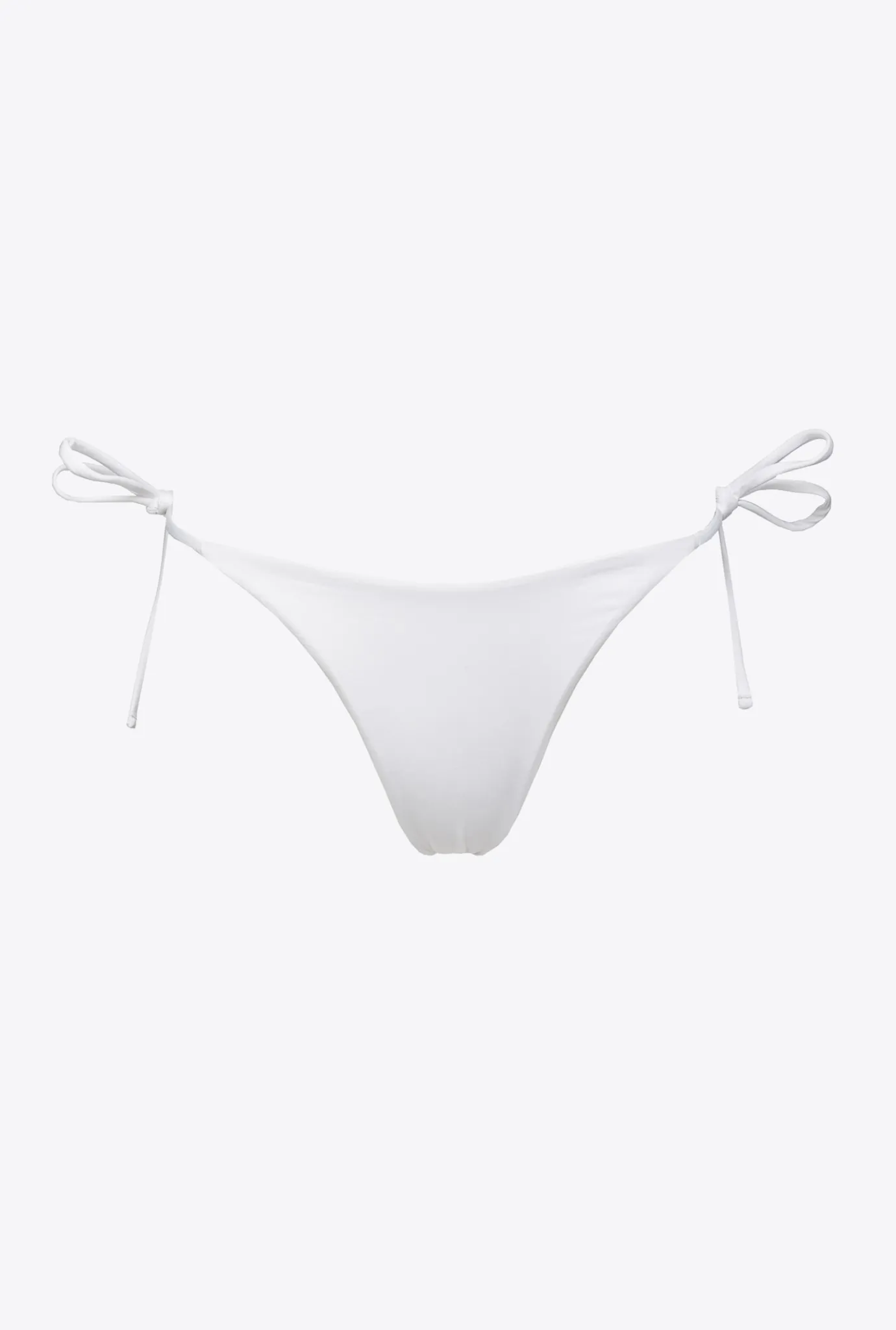 Maillots De Bain|PINKO Bas De Bikini A Nouettes Blanc Brill.