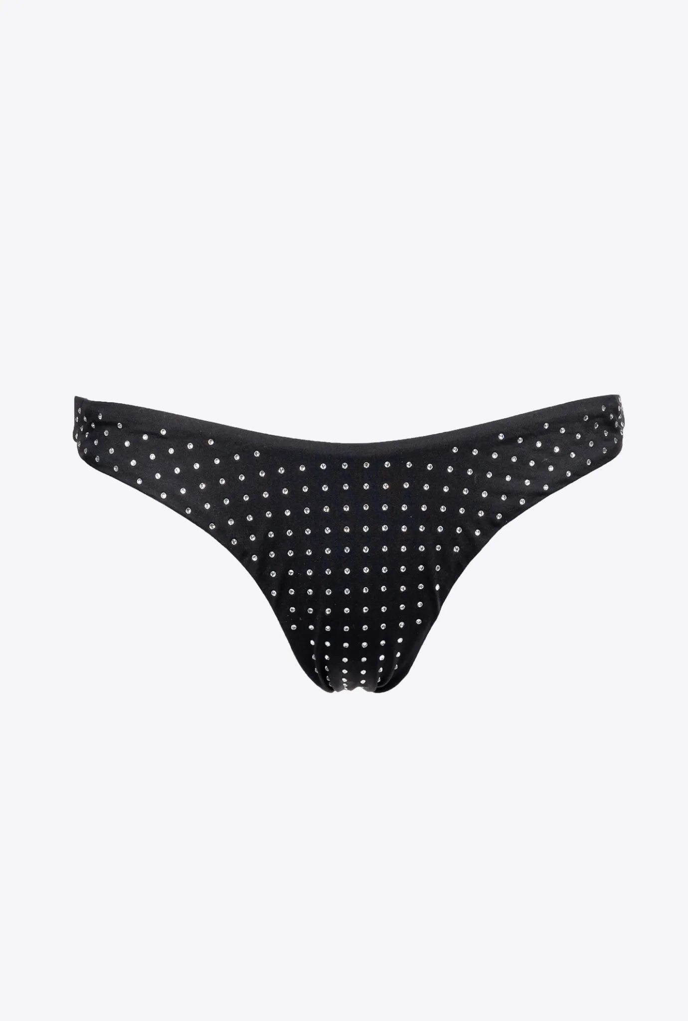 Maillots De Bain|PINKO Bas De Bikini A Strass Noir/Cristal
