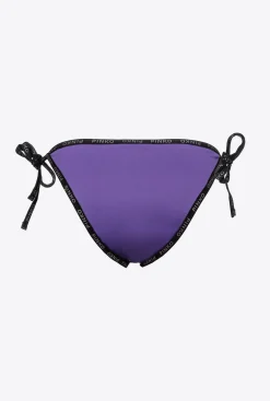 Maillots De Bain|PINKO Bas De Bikini Entierement Paillete Violet Intense