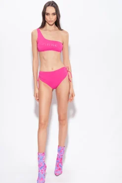 Maillots De Bain|PINKO Bas De Bikini Taille Haute Violet Fuchsia