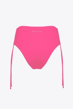 Maillots De Bain|PINKO Bas De Bikini Taille Haute Violet Fuchsia