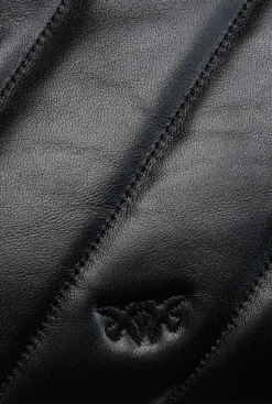 Sacs Portés Épaule|PINKO Big Love Bag Puff Maxi Quilt Noir-Vieil Or