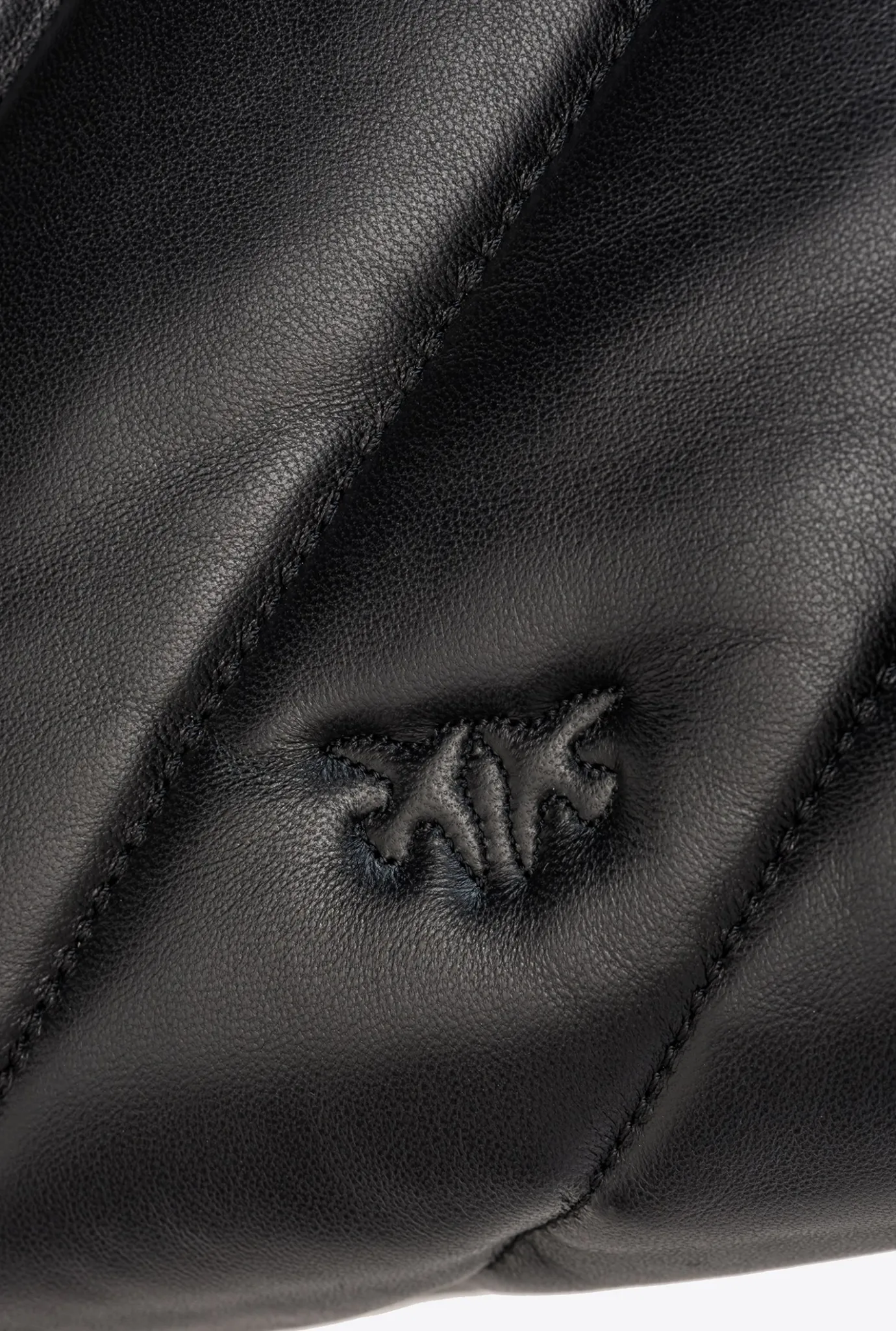 Sacs Portés Épaule|PINKO Big Love Bag Puff Maxi Quilt Noir-Vieil Or