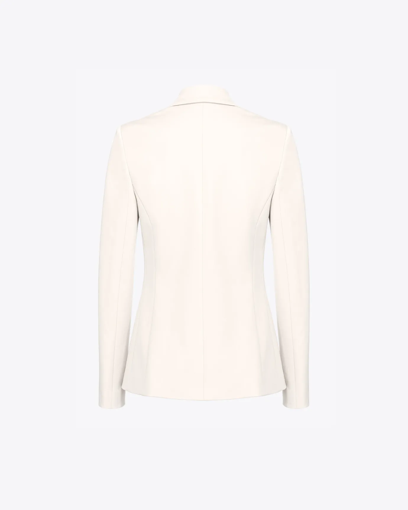 Vestes|PINKO Blazer A Boutons Bijoux Rose Fume Blanc