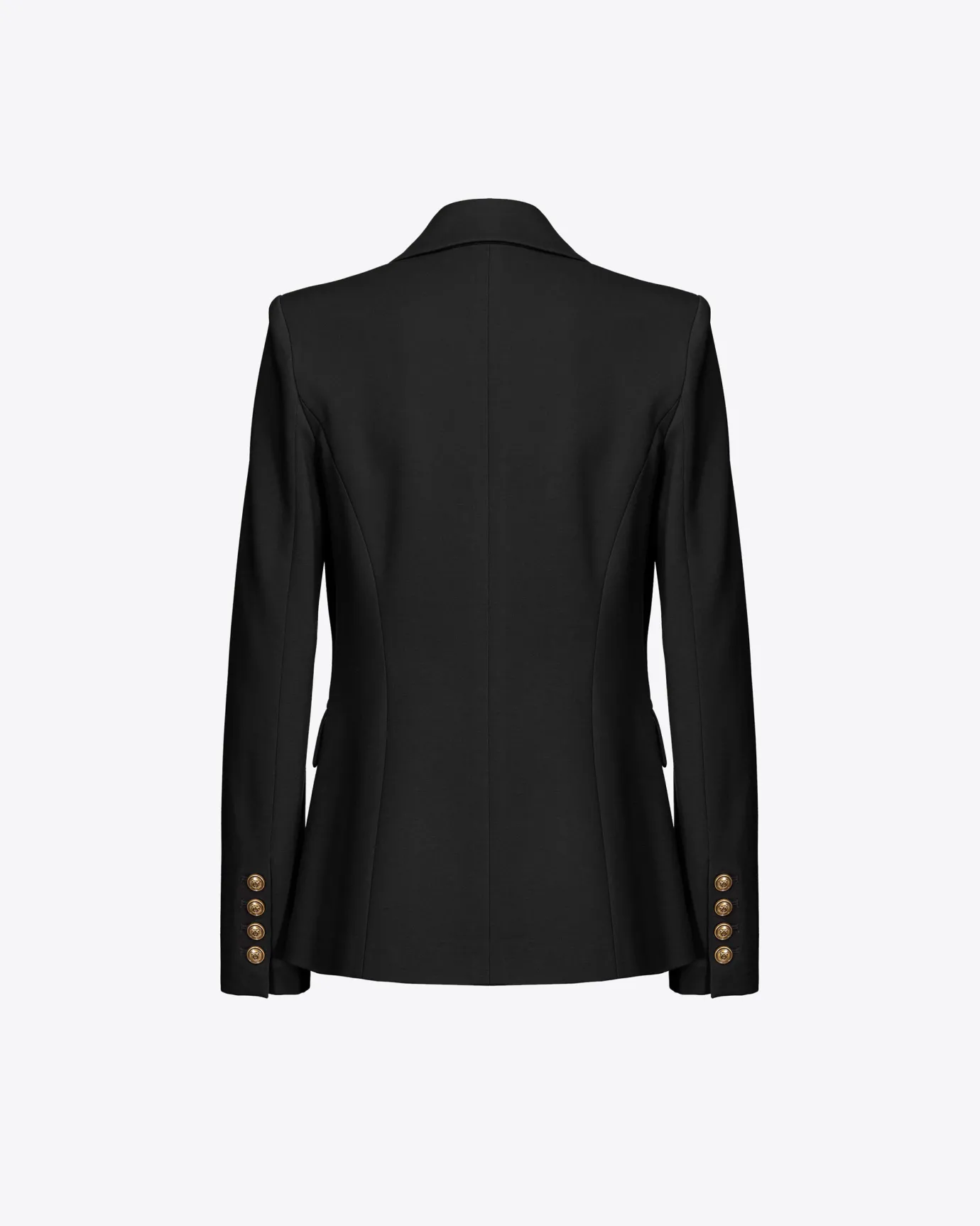 Tailleurs Et Ensembles|PINKO Blazer Droit Noir Limousine