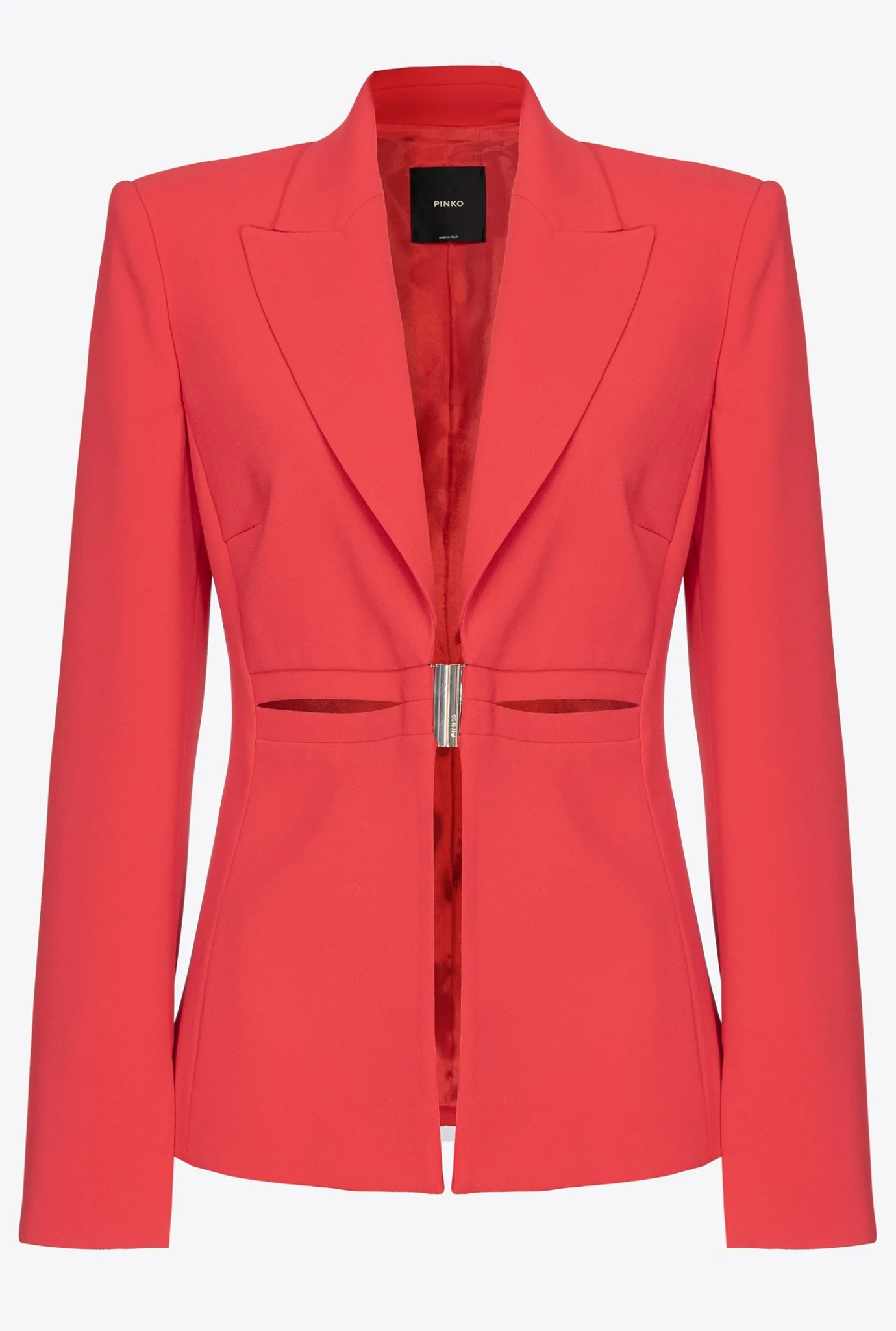 Tailleurs Et Ensembles|PINKO Blazer Elegant Stretch Rouge Formule 1