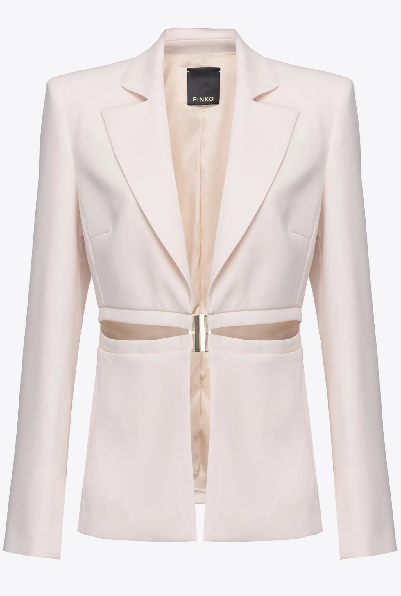 Tailleurs Et Ensembles|PINKO Blazer Elegant Stretch Rose Nuage