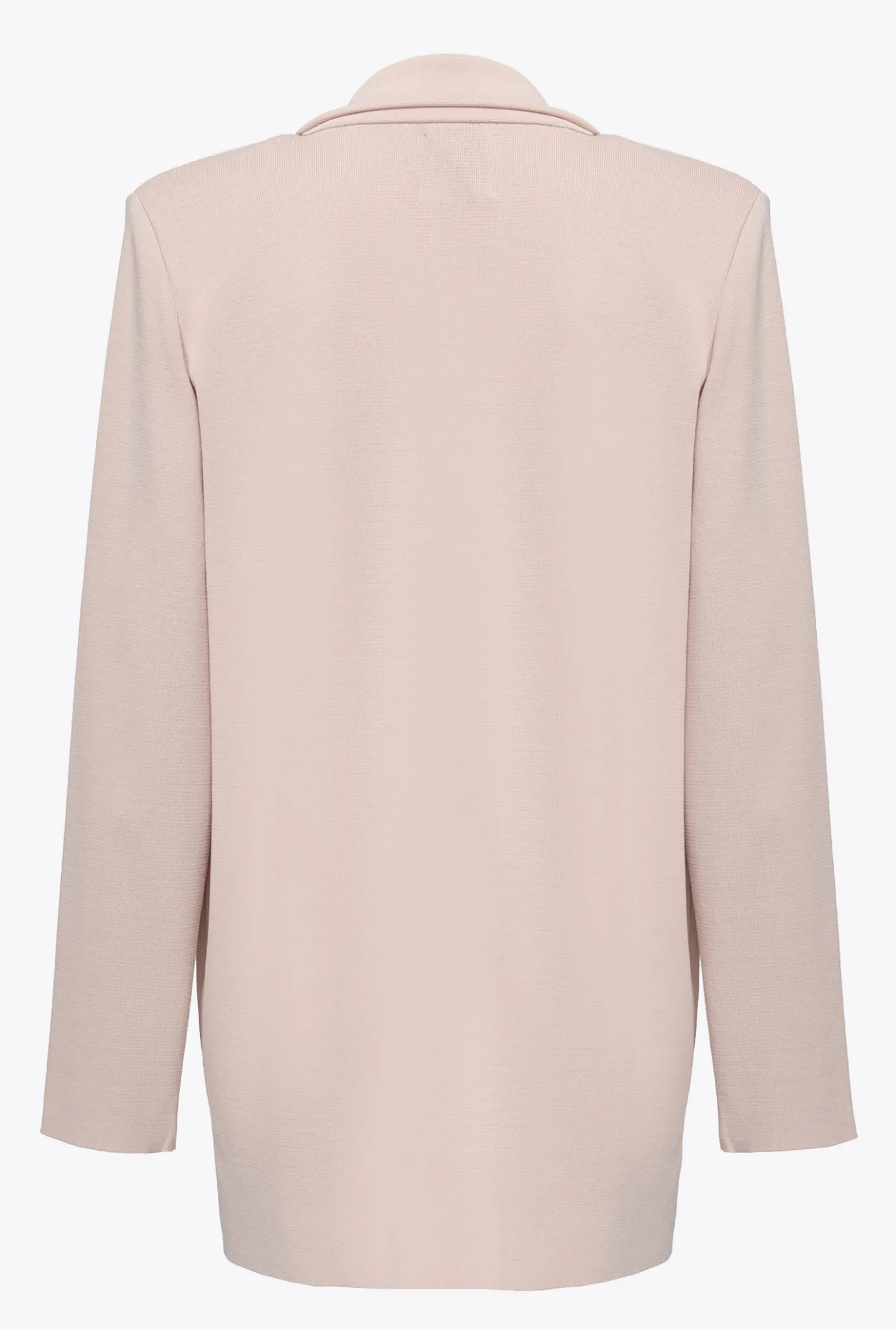 Tailleurs Et Ensembles|PINKO Blazer En Maille Rose-Fumee De Rose