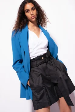 Chemises Et Blouses|PINKO Blouse A Manches Ballon Blanc Brill.