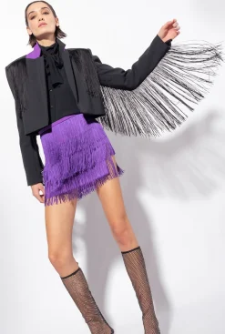Chemises Et Blouses|PINKO Blouse A Noeud Et Ruches Noir Limousine