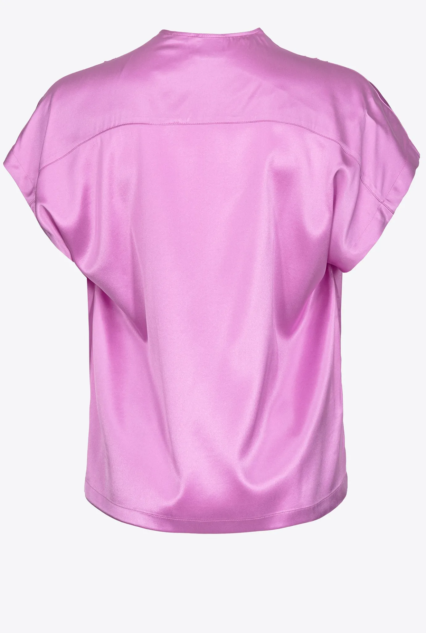 Chemises Et Blouses|PINKO Blouse En Satin Stretch Opera Mauve