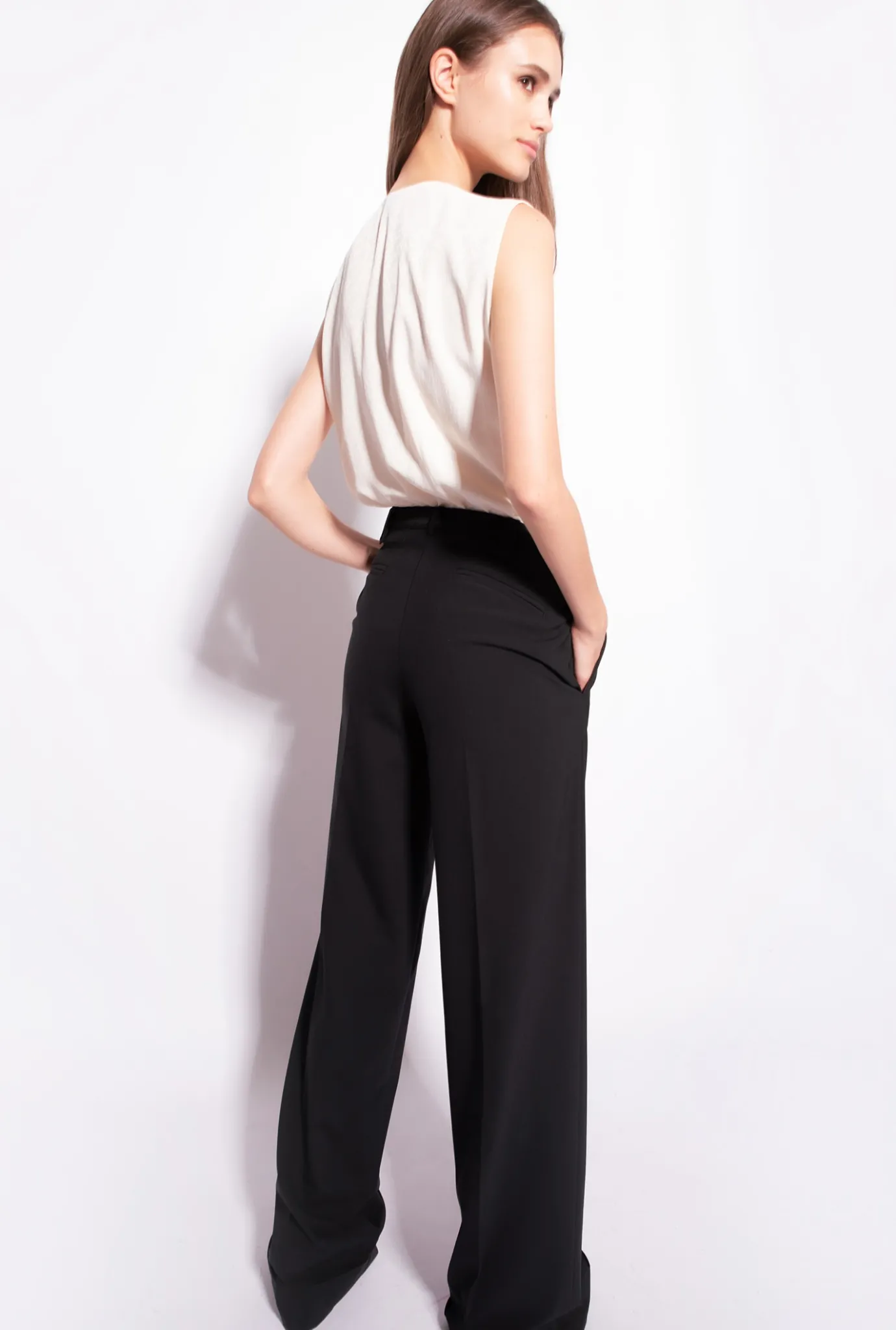 Topwear|PINKO Body Croise En Jacquard Rose Fume Blanc