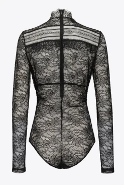 Lingerie|PINKO Body En Dentelle Noir Limousine