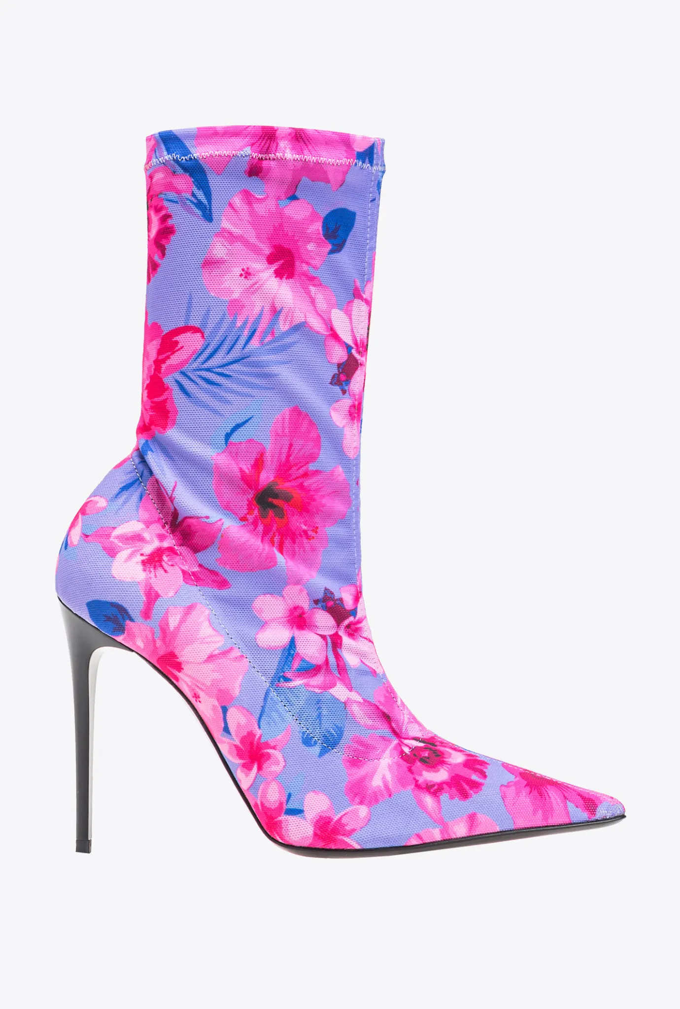 Chaussures|PINKO Bottines En Maille Imprimee Lilas/Rose Clair/Fuchsia