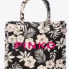 Sacs Cabas|PINKO Cabas De Plage Beach Noir/Beurre