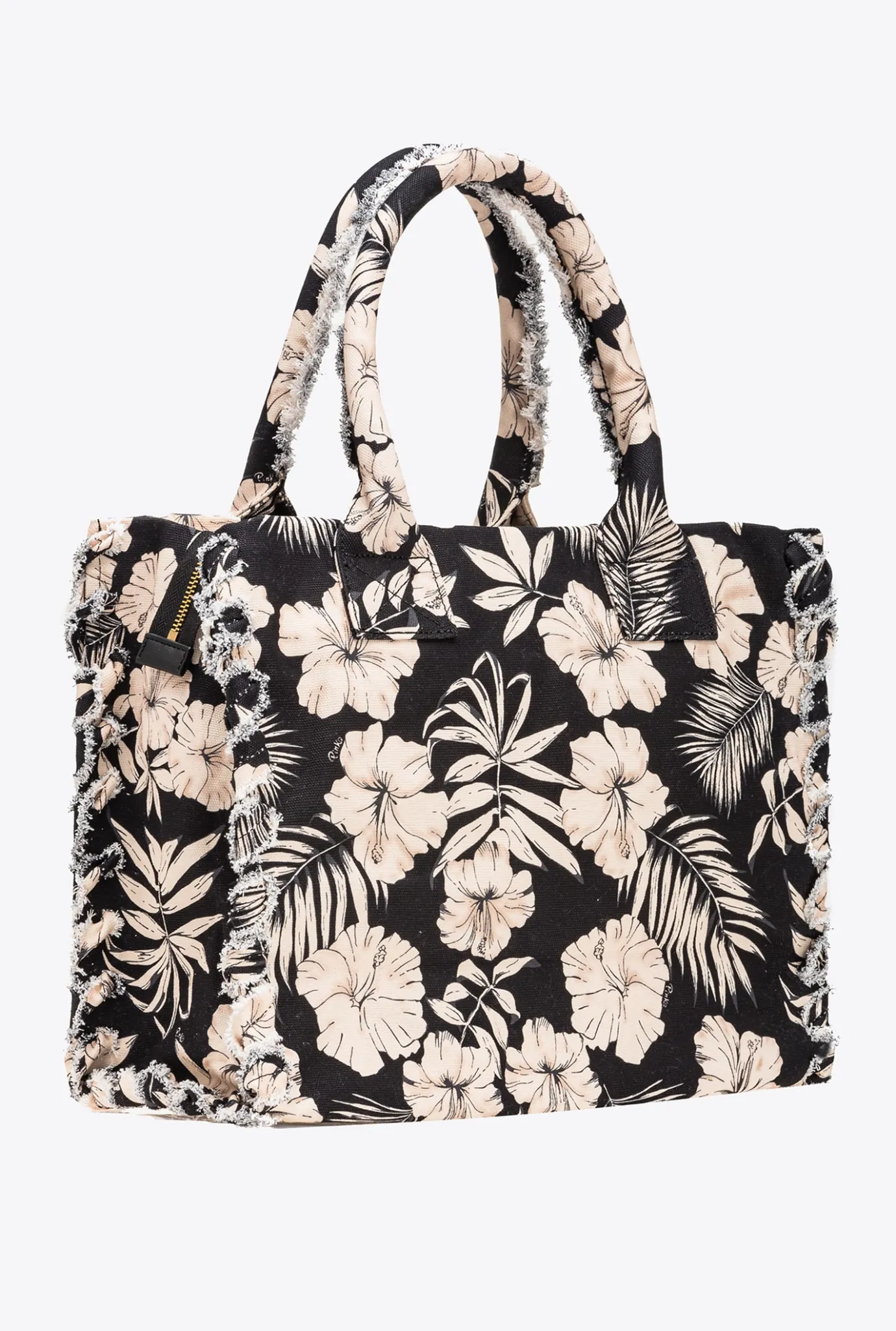 Sacs Cabas|PINKO Cabas De Plage Beach Noir/Beurre