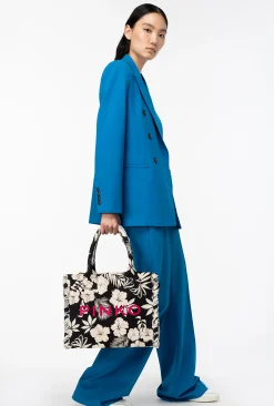 Sacs Cabas|PINKO Cabas De Plage Beach Noir/Beurre