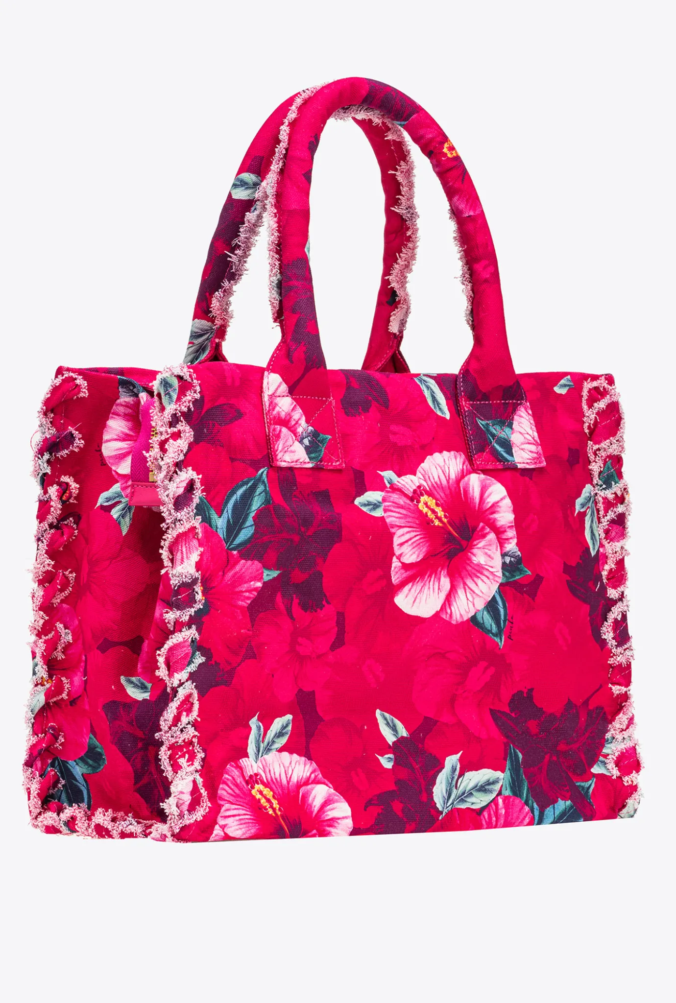 Sacs Cabas|PINKO Cabas De Plage Beach Multi.Fuchsia/Rose