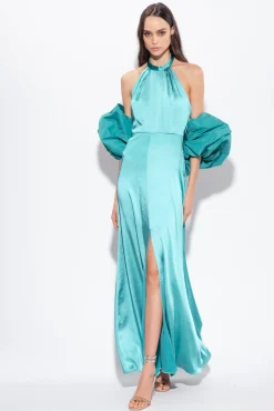 Autres Accessoires|PINKO Cache-Epaules En Taffetas Bleu Ciel-Marine