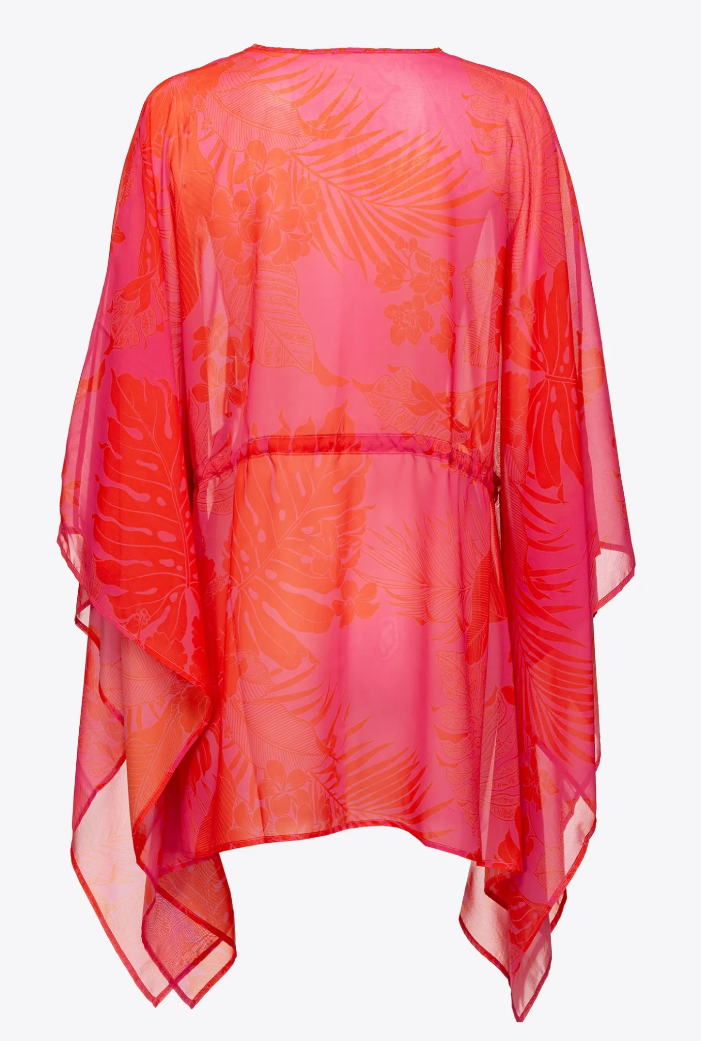 Maillots De Bain|PINKO Caftan A Imprime Floral Multicolore Rose/Orange