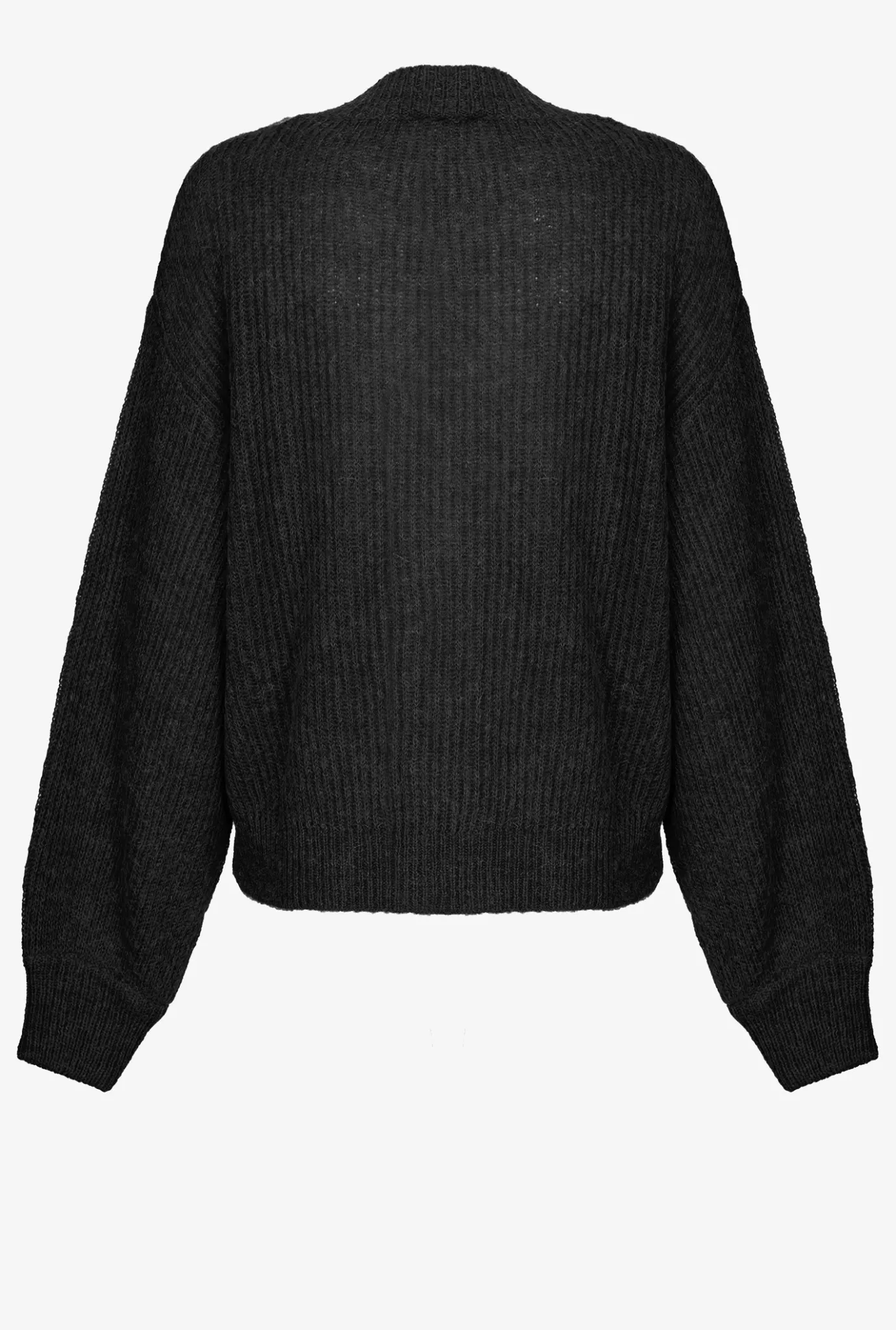 Pièces En Maille|PINKO Cardigan Cotele Court Noir Limousine