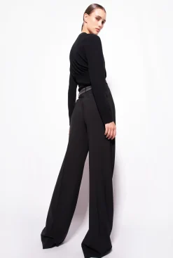 Pièces En Maille|PINKO Cardigan Court A Boutons Bijoux Noir Limousine