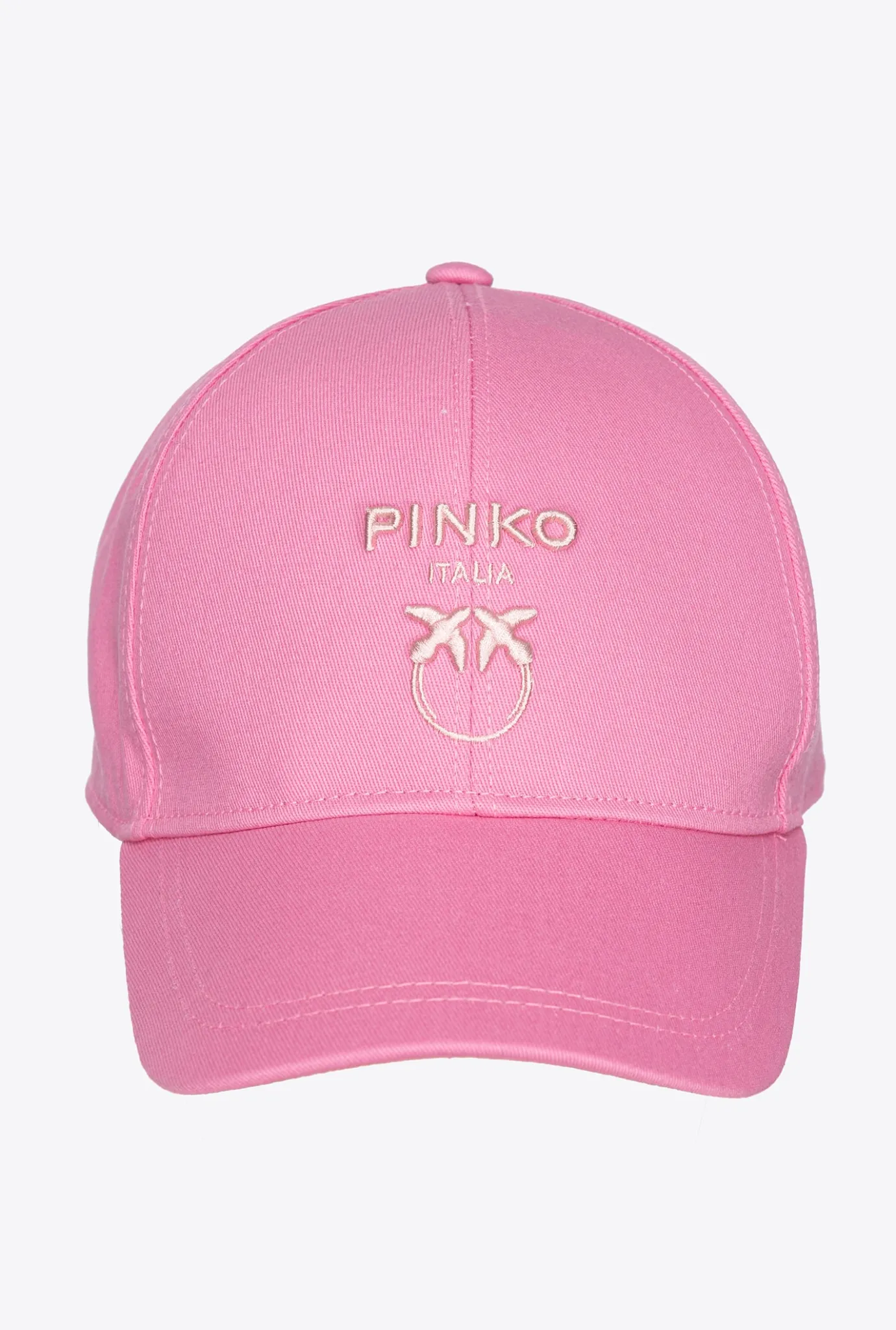 Autres Accessoires|PINKO Casquette De Base-Ball Love Birds Rose-Convolvus