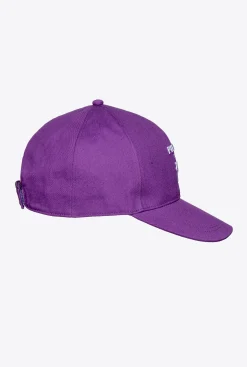 Autres Accessoires|PINKO Casquette De Base-Ball Love Birds Lilas Lavande