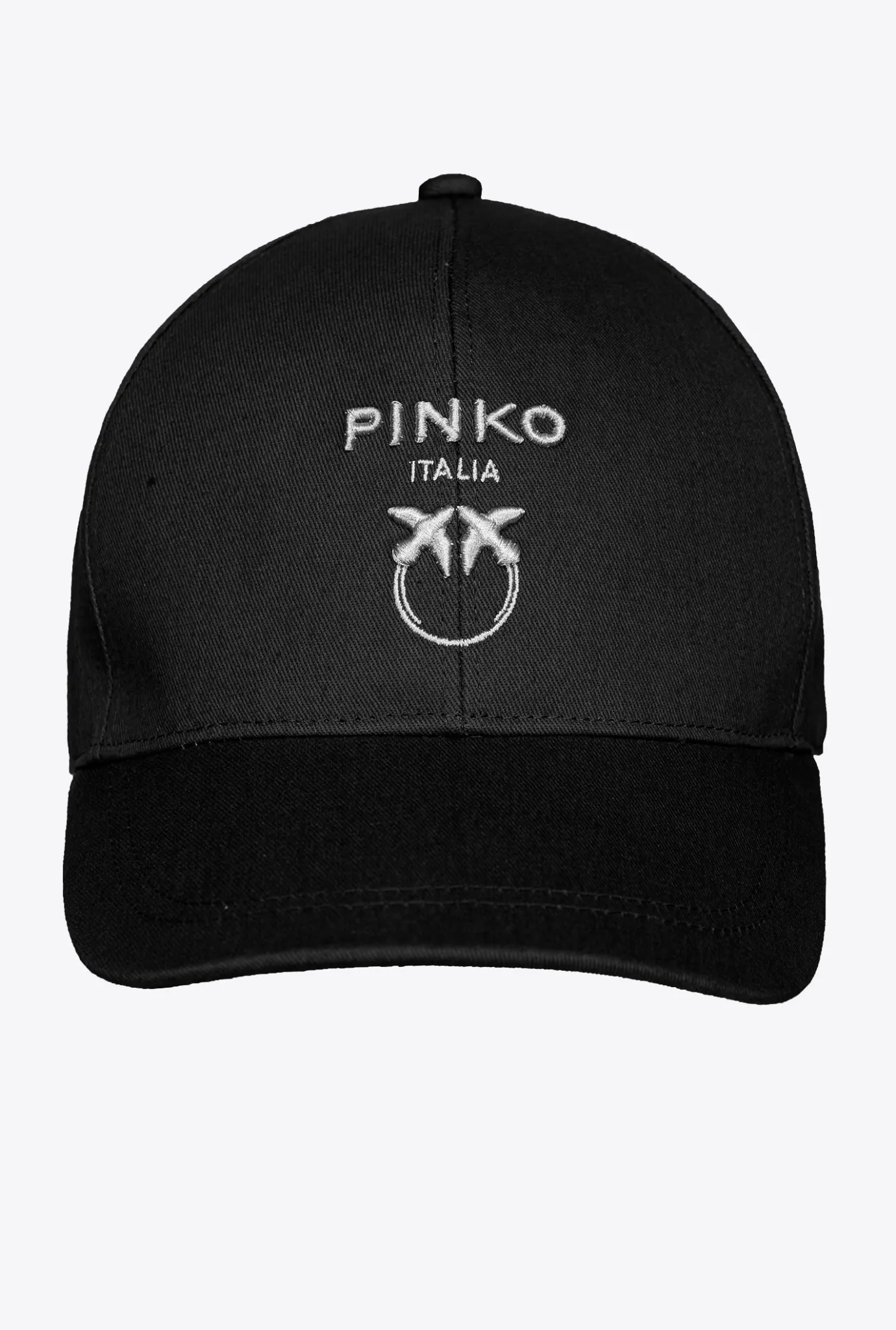 Autres Accessoires|PINKO Casquette De Base-Ball Love Birds Noir Limousine