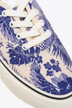 Chaussures|PINKO Chaussures De Skate A Imprime Floral Blanc/Violet