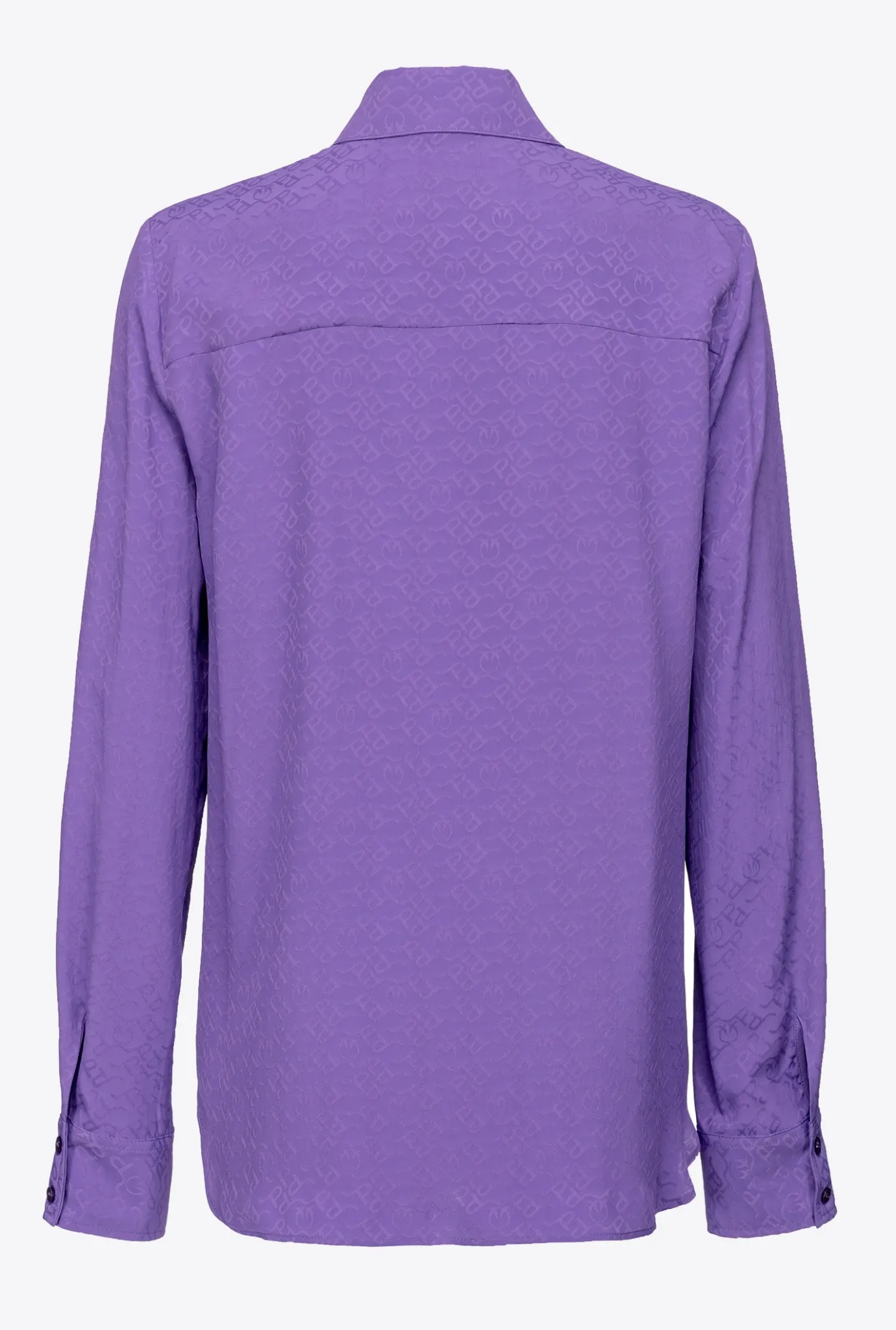 Chemises Et Blouses|PINKO Chemise En Jacquard A Logo Lilas Lavande